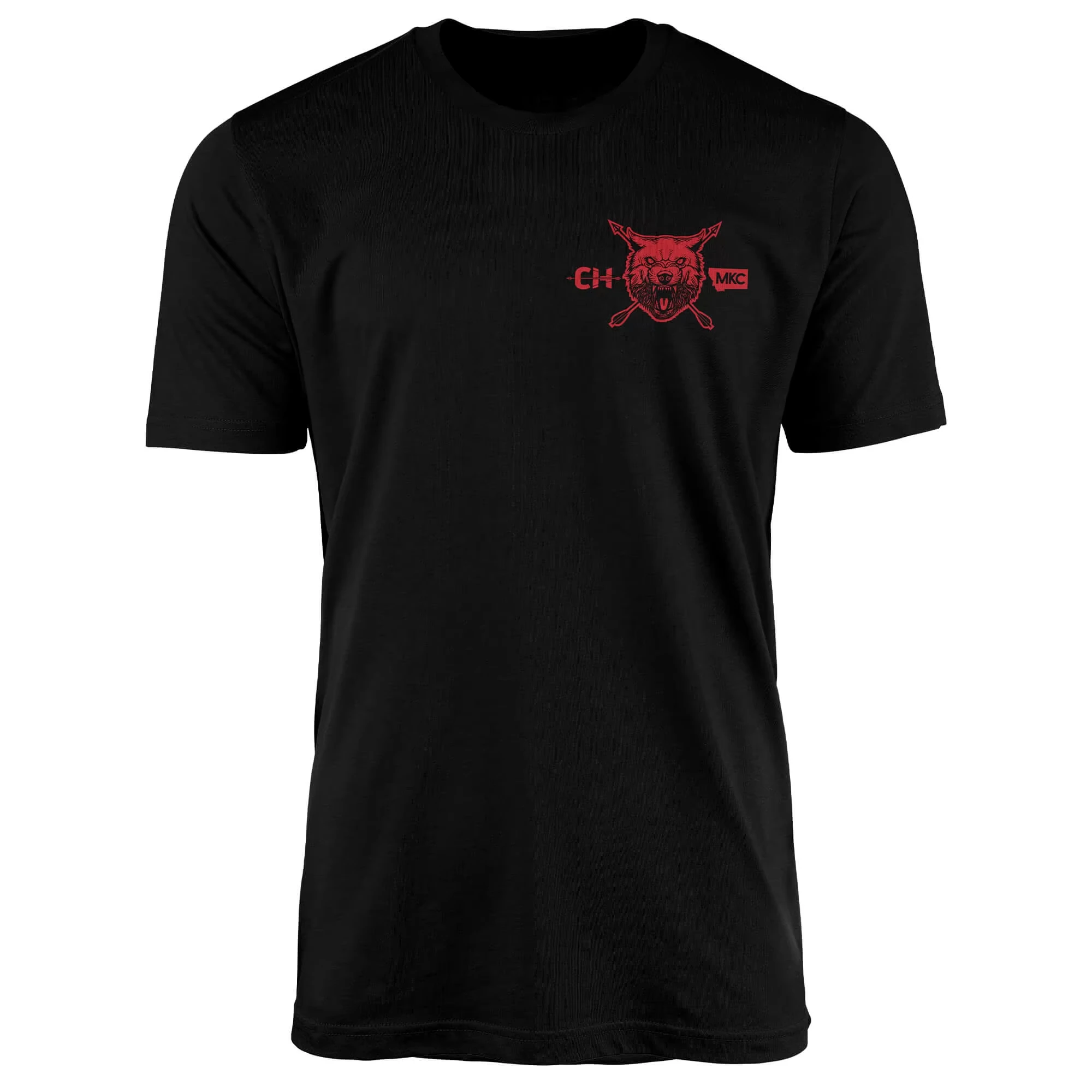 New MKC x Cam Hanes packaging T-shirt - Black tactical T-shirt, high-end and luxurious for both men and women