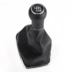 23mm Gear Shift Knob Lever Shifter Gaiter Boot Case Cover For Volkswagen VW 1999-2004 Golf 4 MK4 GTI R32 Bora Jetta