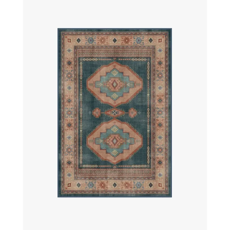 Traditional oriental design Rug Vintage Persian living room carpet Non-slip carpet for restaurant and kitchen decorative Rugs