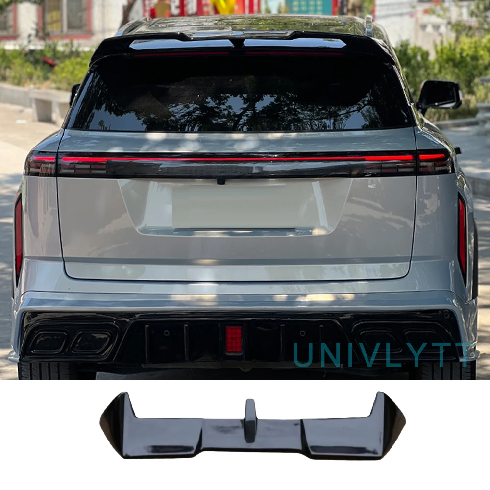 2023 2024 2025 2026 자이쿠 J7 리어 스포일러 유니버셜 핏 모든 가솔린 및 PHEV 차량용 글로스 블랙 무타공 설치 바디 키트 썸네일 6