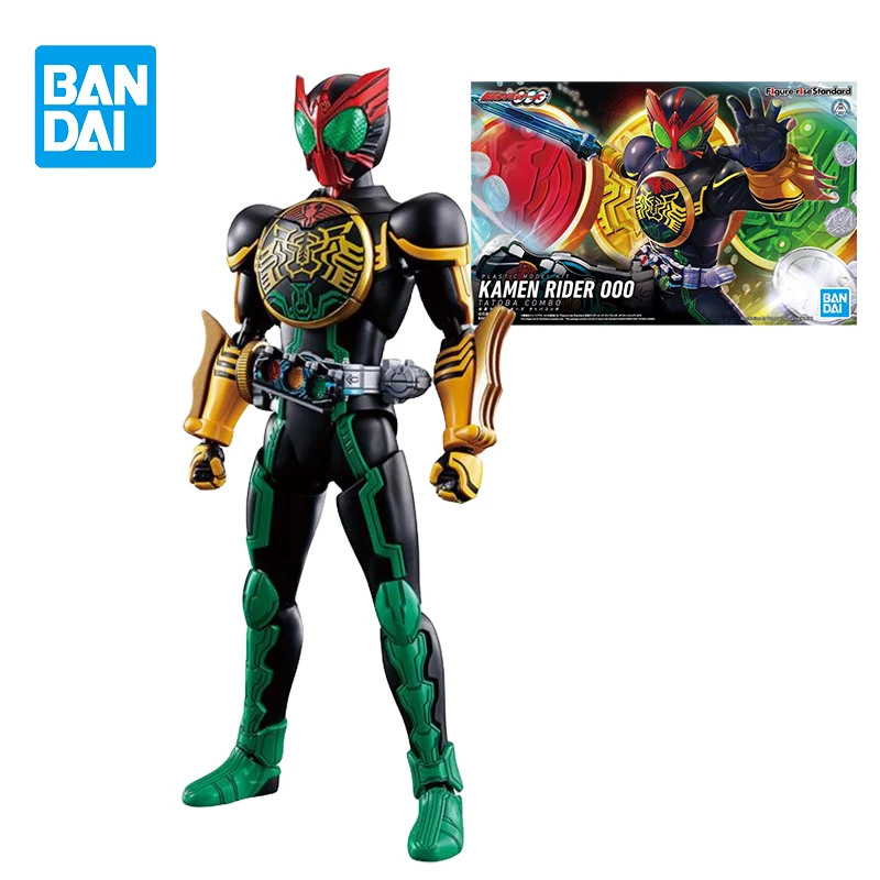 

Original Bandai Figure-rise FRS Kamen Rider 000 Anime Figure Trendy Toy Doll for Boy Girl Birthday Gifts Collectible Decoration