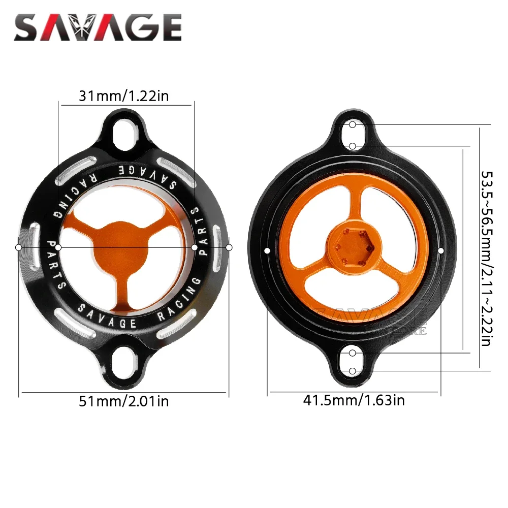 Engine Oil Filter Cover For BAJAJ Pulsar 200NS 200RS 200AS 2012-2020 Dominar 400 200 NS RS AS Motorcycle Accessories Clear Cap