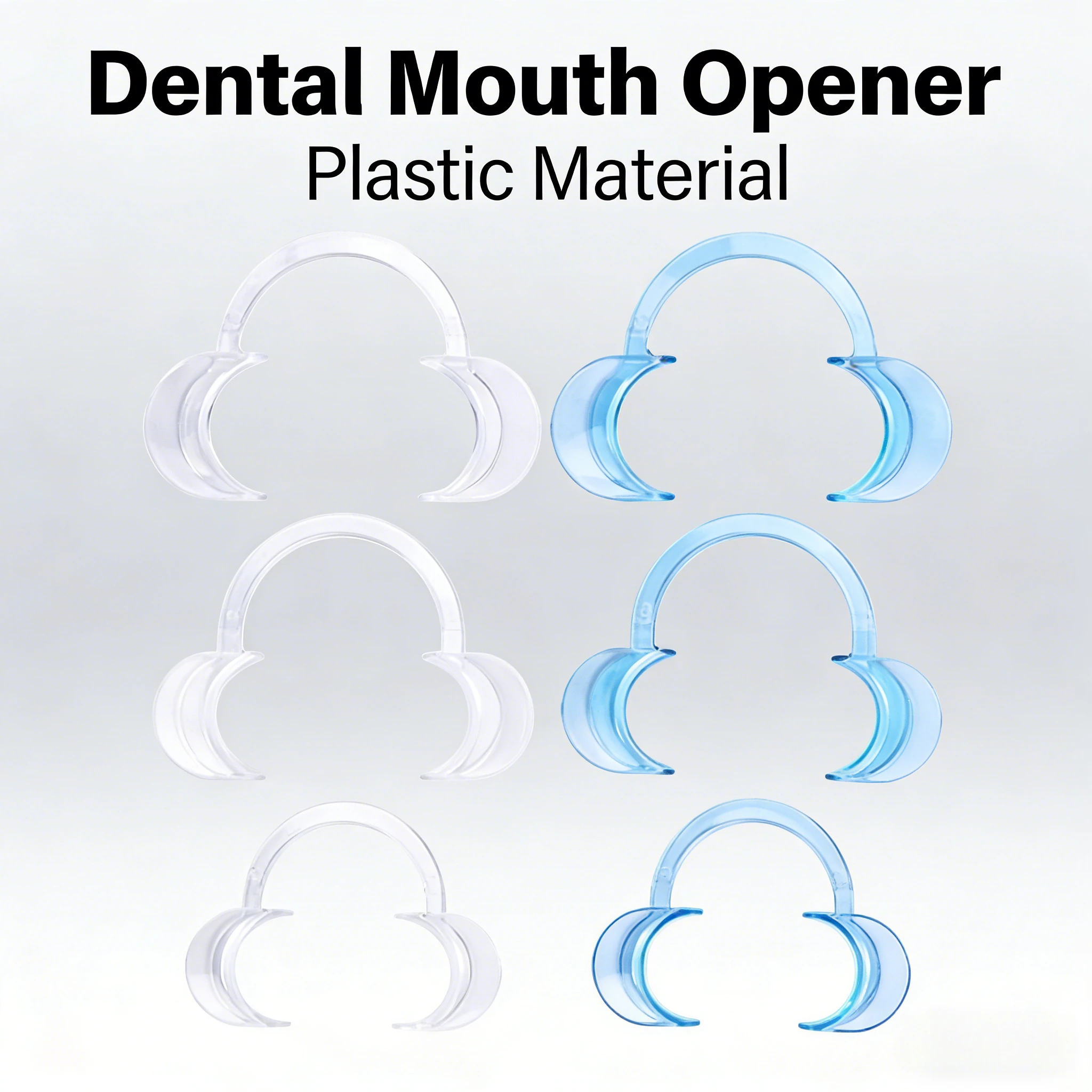 100Pcs Dental C Shape Mouth Opener Intraoral Cheek Lip Retractor Mouth Gag Orthodontic Tool Mouth Spreader Lip Opener view 2