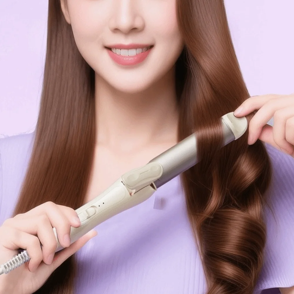 

Professional 2 in1 Curler Iron Anti Scalding Top Insulation Curling Stick Rapid Heating Plastic Casing