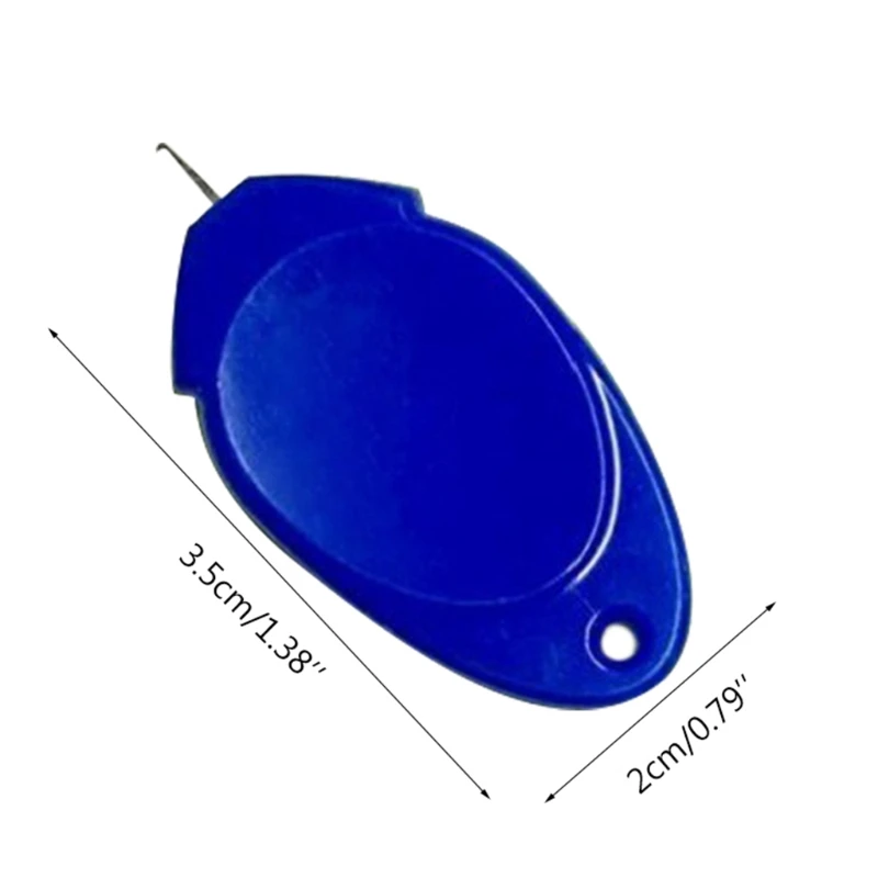 Enhebrador agujas para coser a mano, 10 piezas, bucle alambre plástico, aguja Simple DIY, envío directo