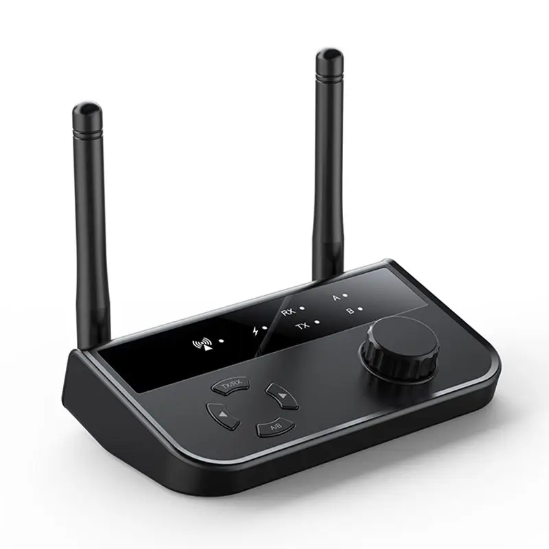 A29F-Multipoint Bluetooth 5.3 Audio Transmitter Receiver 2-IN-1 Aux 2 Rca Stereo Music For Car Tv Pc-image