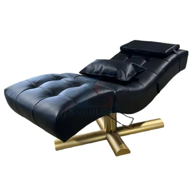 Factory Wholesale Cheap Stainless Steel Velvet Massage Beauty Eyelash Black Facial Spa s Curve Lash Bed