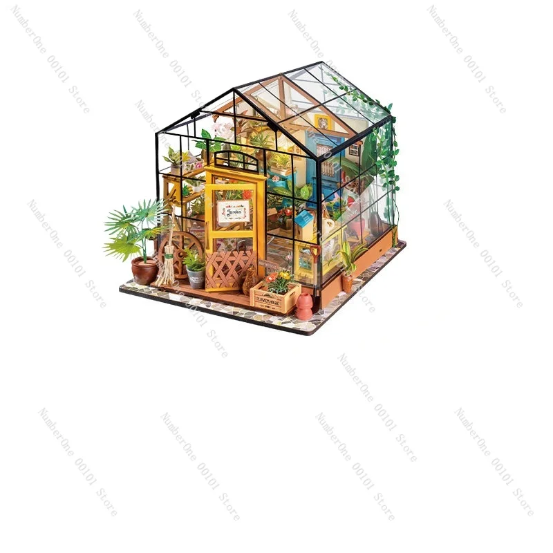 

DIY Art Miniature House Model, Microscopic Scene Handmade Assembly, Creative Birthday Gift Decorative Toy