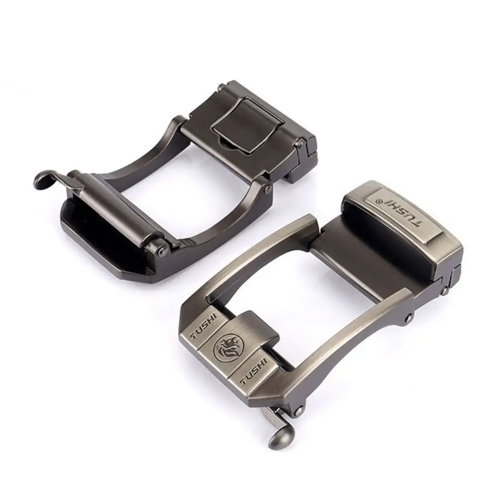 Retro Letter Men Nylon Alloy Belt Non-porous Classic Pin Buckle Belt Wear-resistant Thicken Casual Belts Waist Accessories