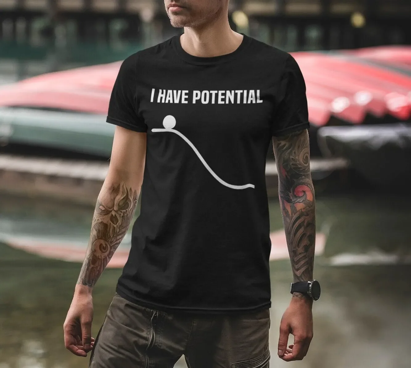 I Have Potential T-shirt Funny Physic Lover Gift Potential