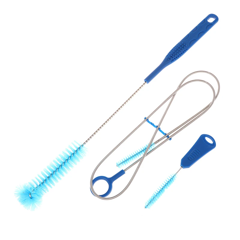 1 مجموعة 4In1 كيس الماء فرشاة نظافة المجموعة المائية المثانة أنبوب فرشاة كيس الماء تنظيف عدة فرشاة تنظيف أداة للمثانين المياه