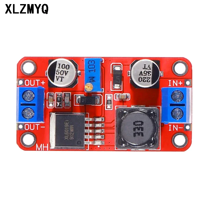 5pcs DC-DC Adjustable Step-up Boost Power Converter Module XL6019 Replace LM2577 Boost Volt Converter 3.3V-35V To 5V 9V 12V 24V