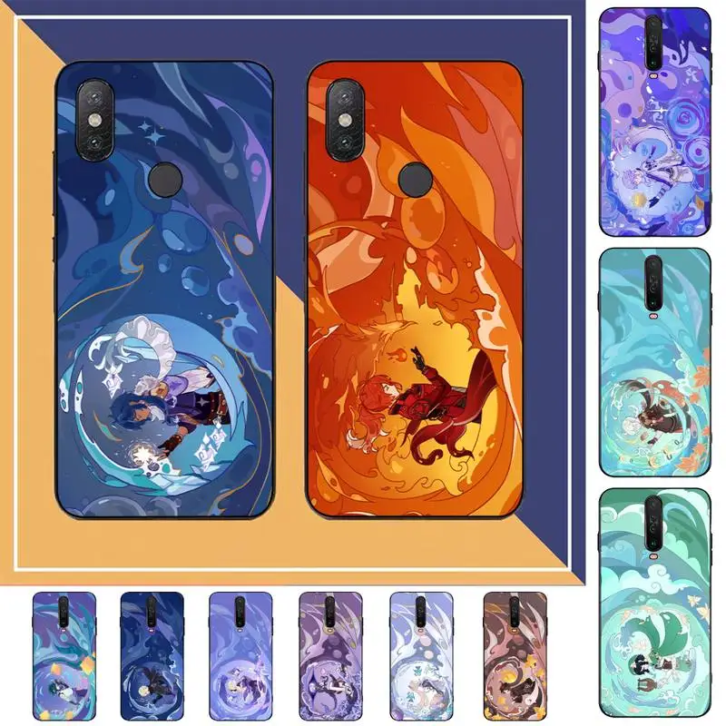 Anime Genshin Impact Phone Case for Redmi Note 8 7 9 4 6 pro max T X 5A 3 10 lite pro