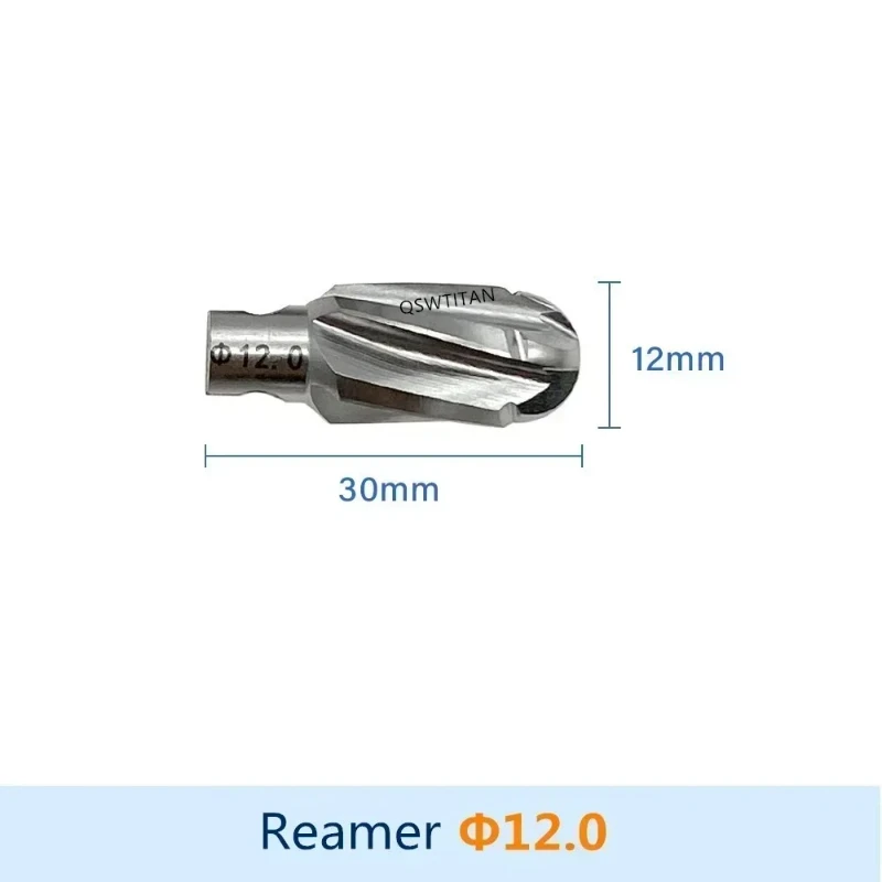 QSWTITAN Flexiable Reamer Intramedullary Nail Hollow Reamer Orthopedic Instrument Stainless Steel 1pc Pet Surgical Instruments