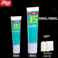 Original DHS No.15 sin VOC 50/98ml refuerzo de agua para raqueta de tenis de mesa Ping Pong Bat ITTF accesorios profesionales aprobados