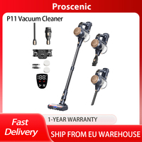 Proscenic P11 Lite Cordless Vacuum Cleaner, Deep Cleans, home, De-Tangles Hair Automatically, Max 28 kPa Suction, Up to 35min
