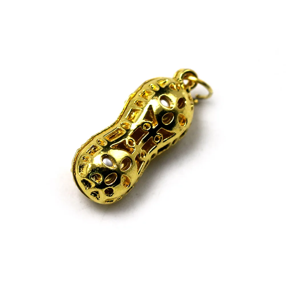 

10 Pcs Peanut Pendant Alloy Charm Set Fashion Jewelry Making Accessories Necklace Bracelet Earrings Decorative Charms