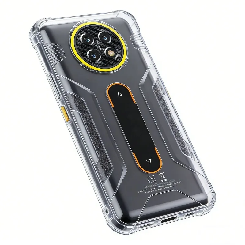 

Мягкий чехол из ТПУ для Cubot Kingkong Ace 5, прозрачный черный силиконовый защитный чехол-накладка для CUBOT Kingkong ACE5