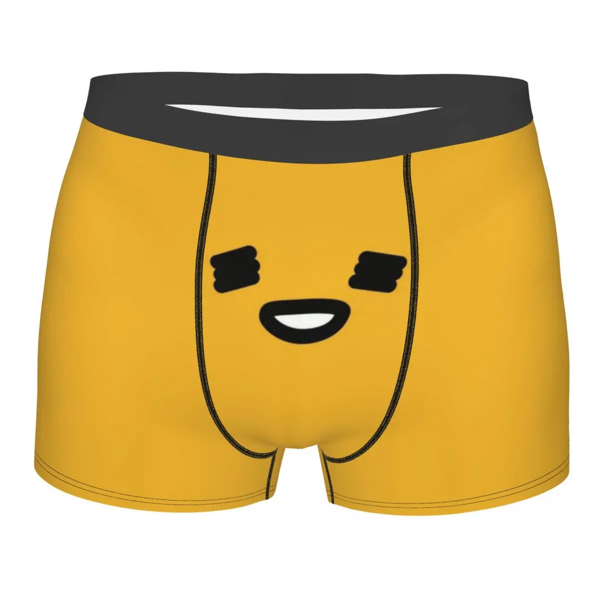 

Нижнее белье с героями мультфильмов аниме Gudetama на заказ, мужские дышащие трусы-боксеры, шорты, мягкие трусы для мужчин