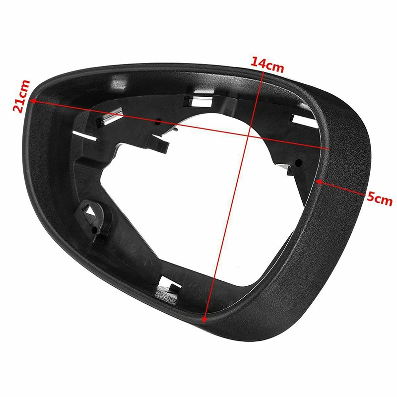 Reliable Car Side Door Wind Rearview Mirror Cover Frame For Ford Fiesta MK7 2009-2017