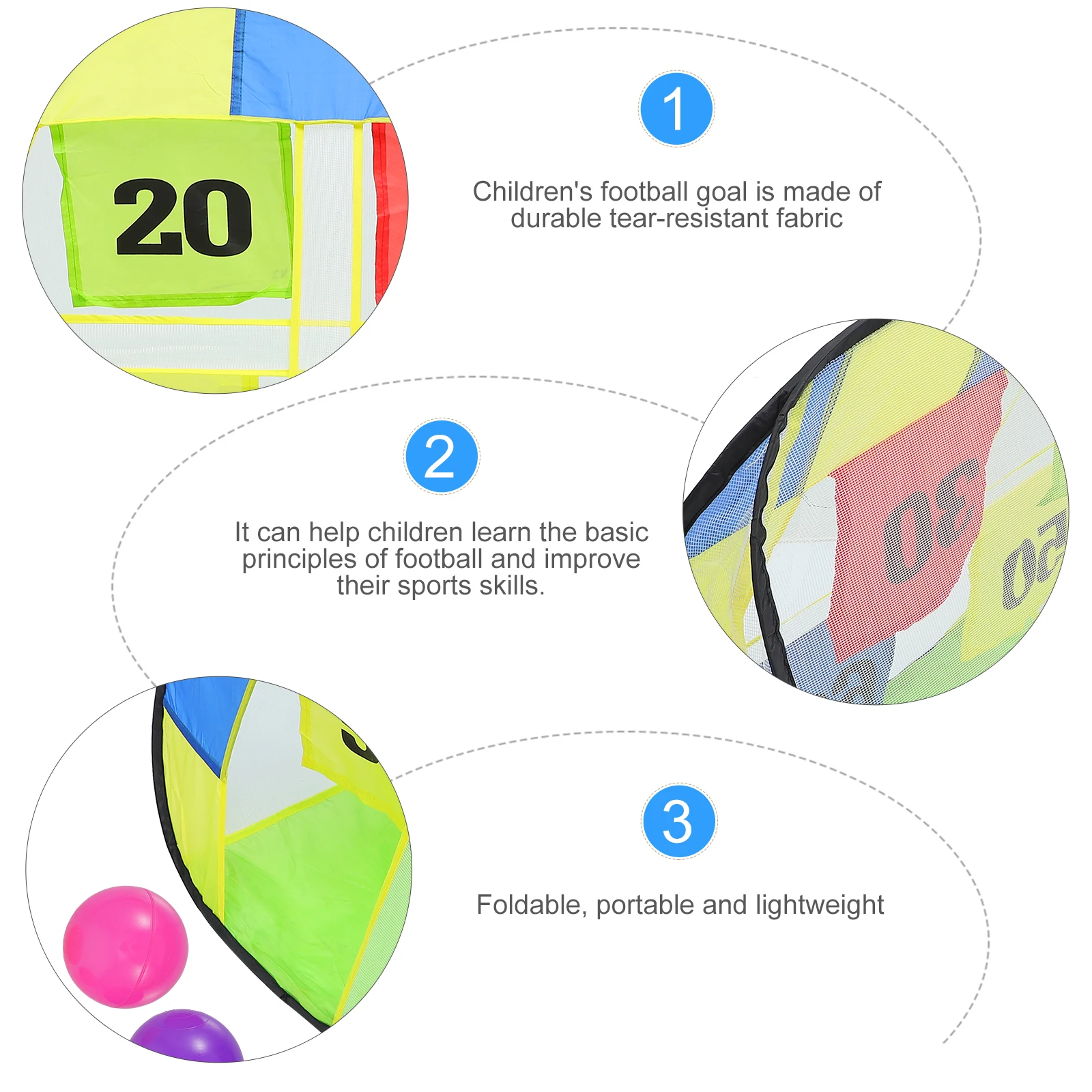 Crianças tendas de futebol tiro jogar interessante jogo de futebol conjunto criança crianças colorido para jogar