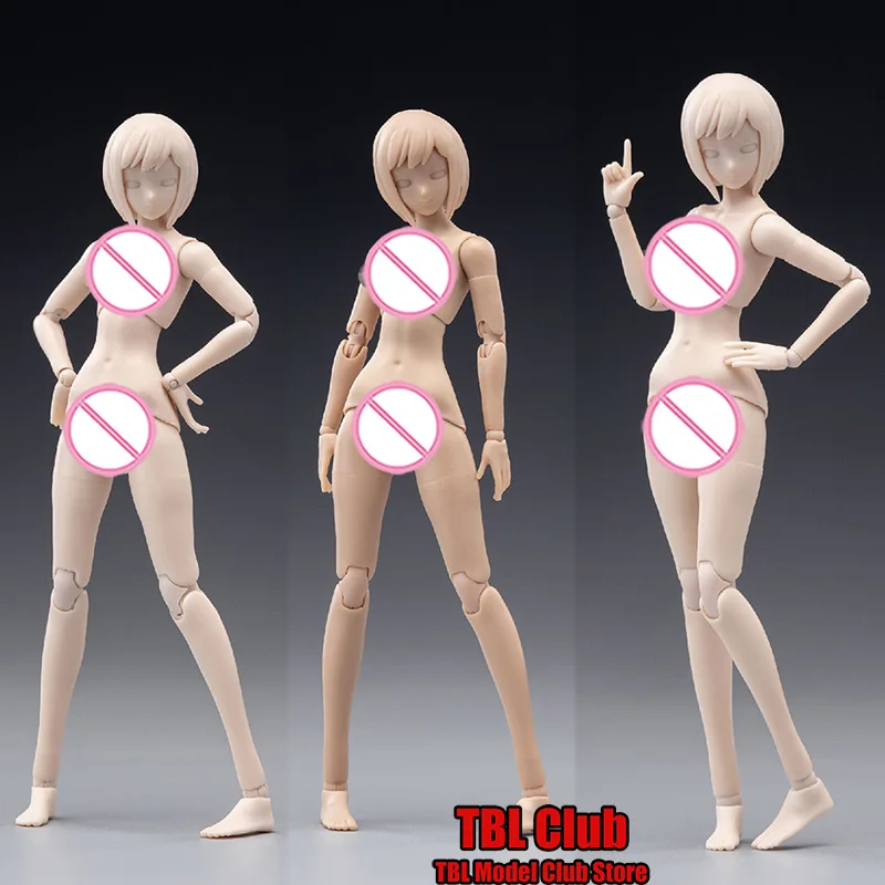 

Original 86TOYS T86-ST 1/12 Girlish Short Hair Painting Head Sculpt Flexible Joint Body for 6" Fans Collectible Female Dolls