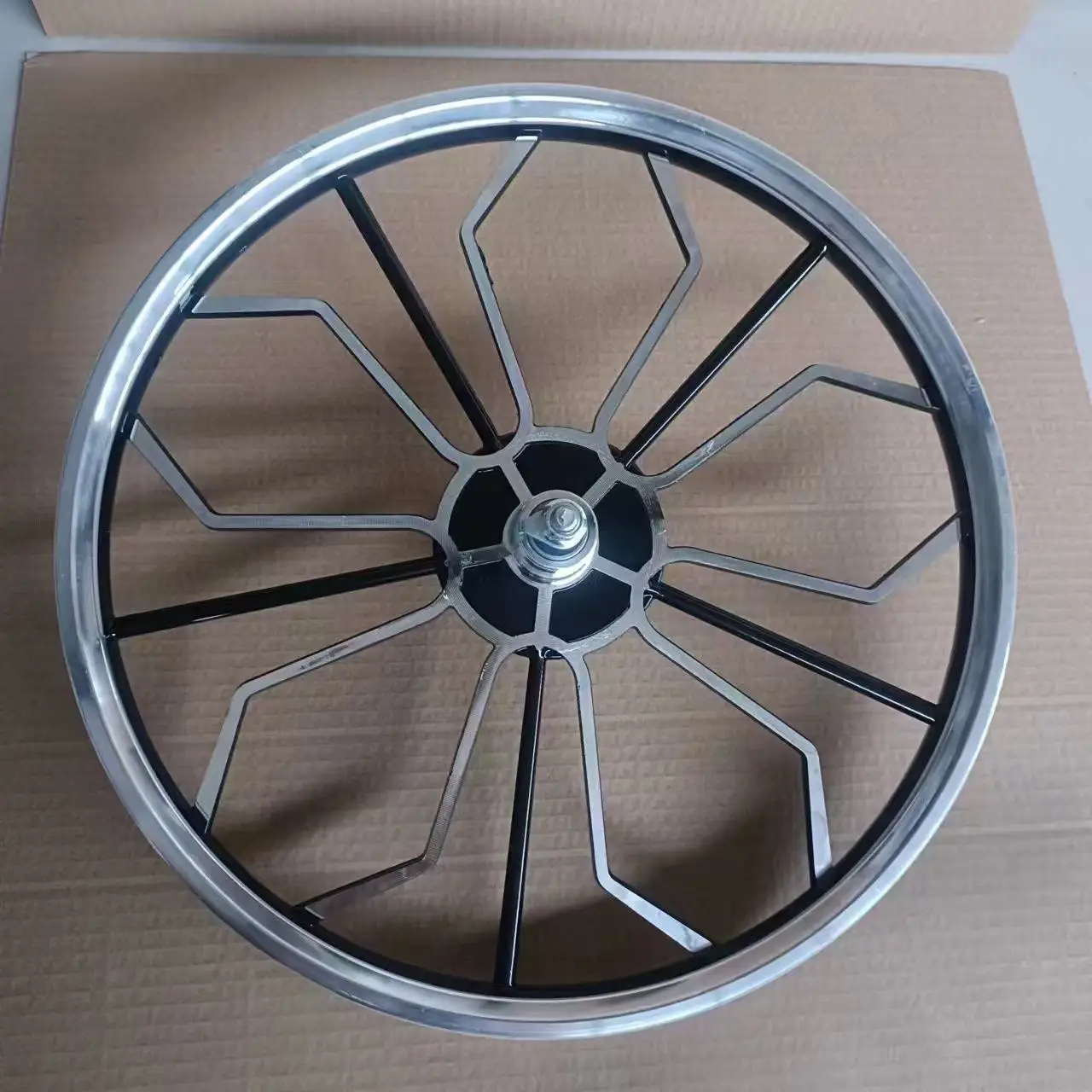 

20Inch Bicycle Integrated Wheel Set Folding Bicycle Rim Aluminum Alloy Wheel Hub Bicycle Disc Brake Installation Tire Width 2.25