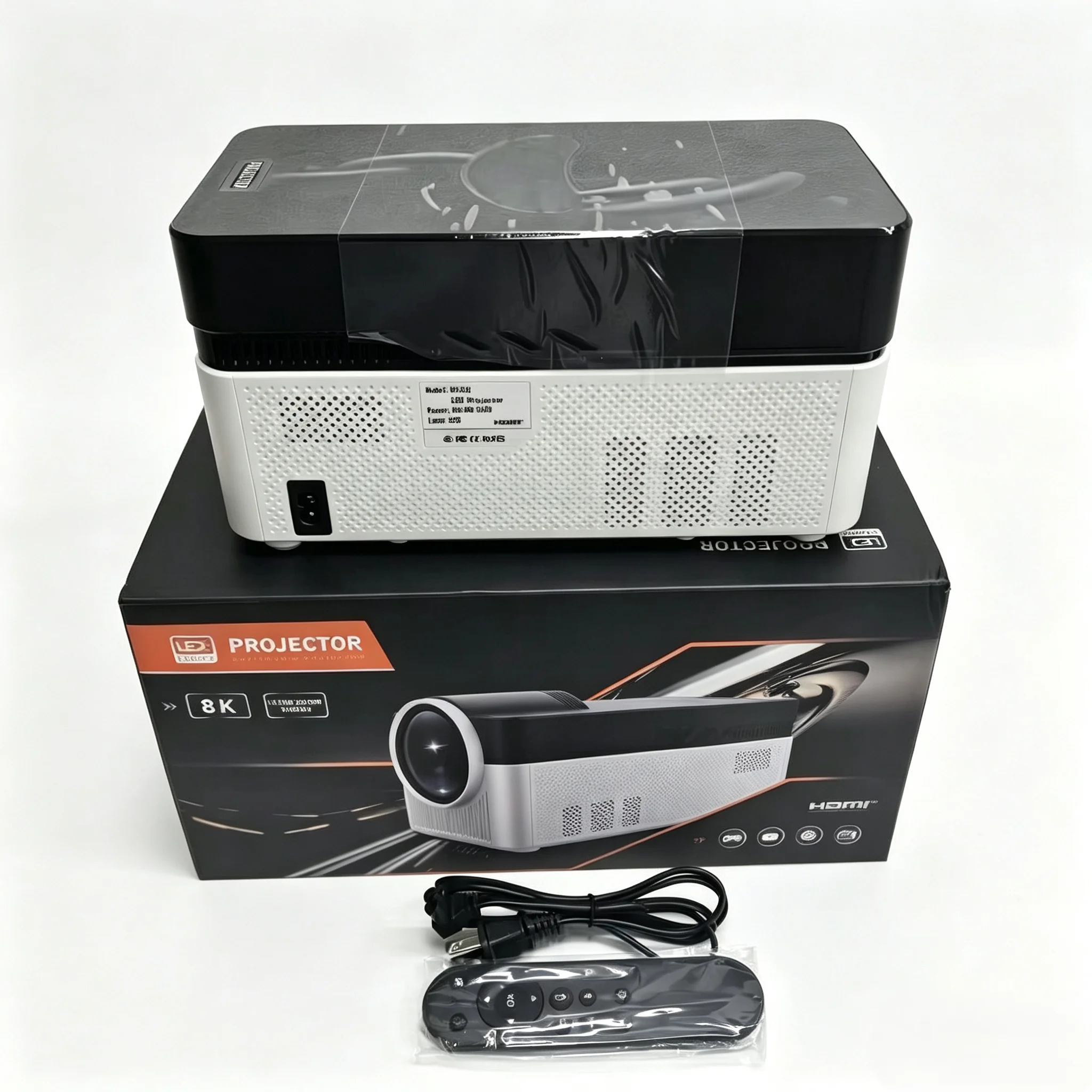 4K Smart Projector Android 11 Wifi 6 - Умный проектор HY450PRO с разрешением 1080P,