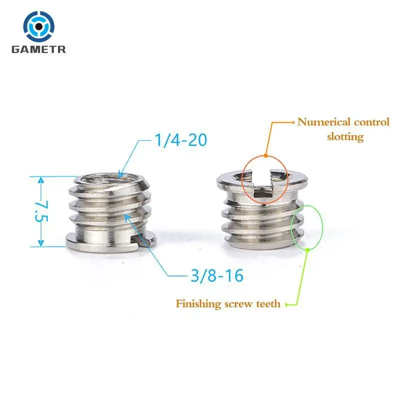 1 шт., универсальный адаптер для камеры 1/4-3/8 дюйма