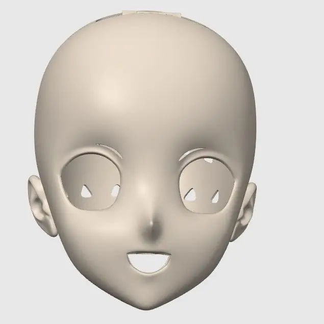 Kigurumi Basic Headshell 3D Printing Kig Anime Headset Makeup Adult Full Head Cosplay Prop