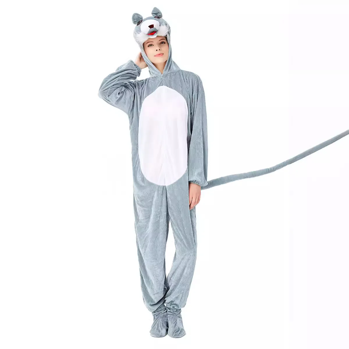 Adulte loween ey Mouse Cosplay Animal Costume Role-plang Thème Par eup Célébration Polyester Traditionnel Chinois C...