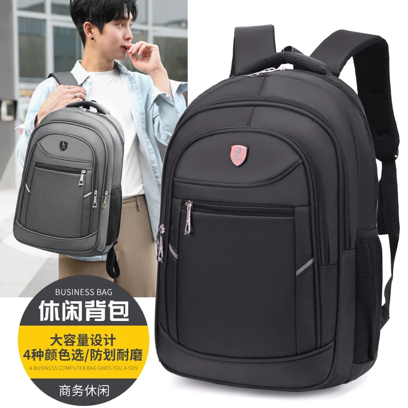 

Stylish Casual Solid Color Commuter Backpack With High-End Minimalist Unique Leisure Business Bag Vintage