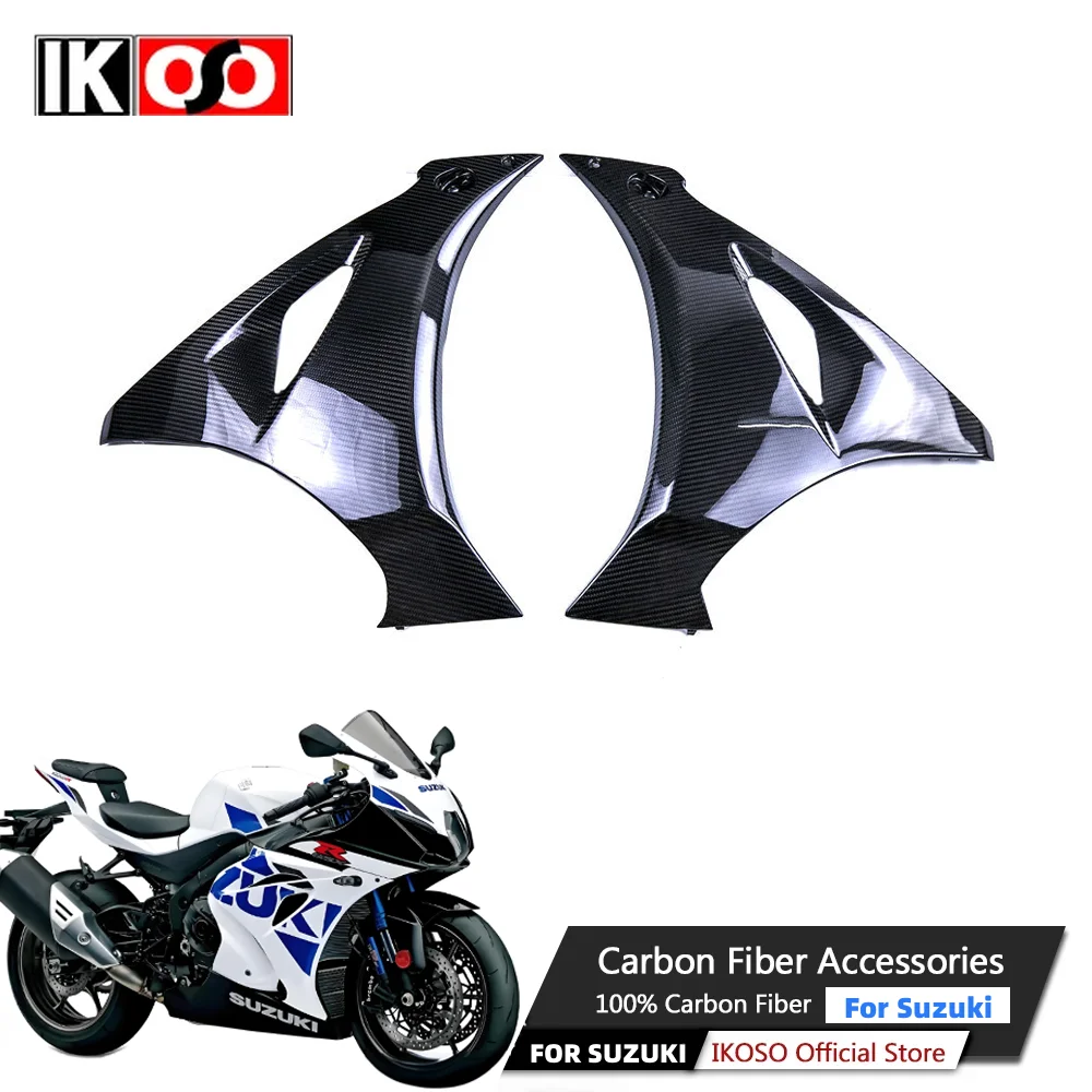 

For Suzuki GSXR GSX-R1000 2017-2022 Carbon Fiber Large Side Panel Side Fairing 100% Full Dry Carbon Fiber Motorcycle Accessories