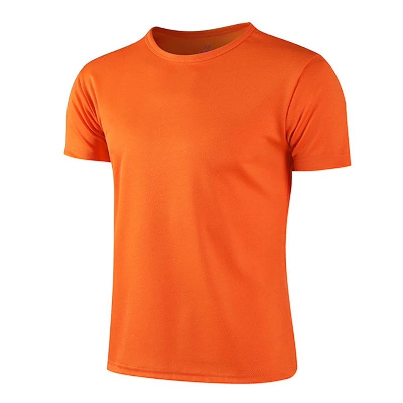 

Men Short Sleeve Running t-Shirt Quick Dry Sport Gym Shirt Man Bodybuilding Fitness Top Male Football Tshirt Basketball Jersey
