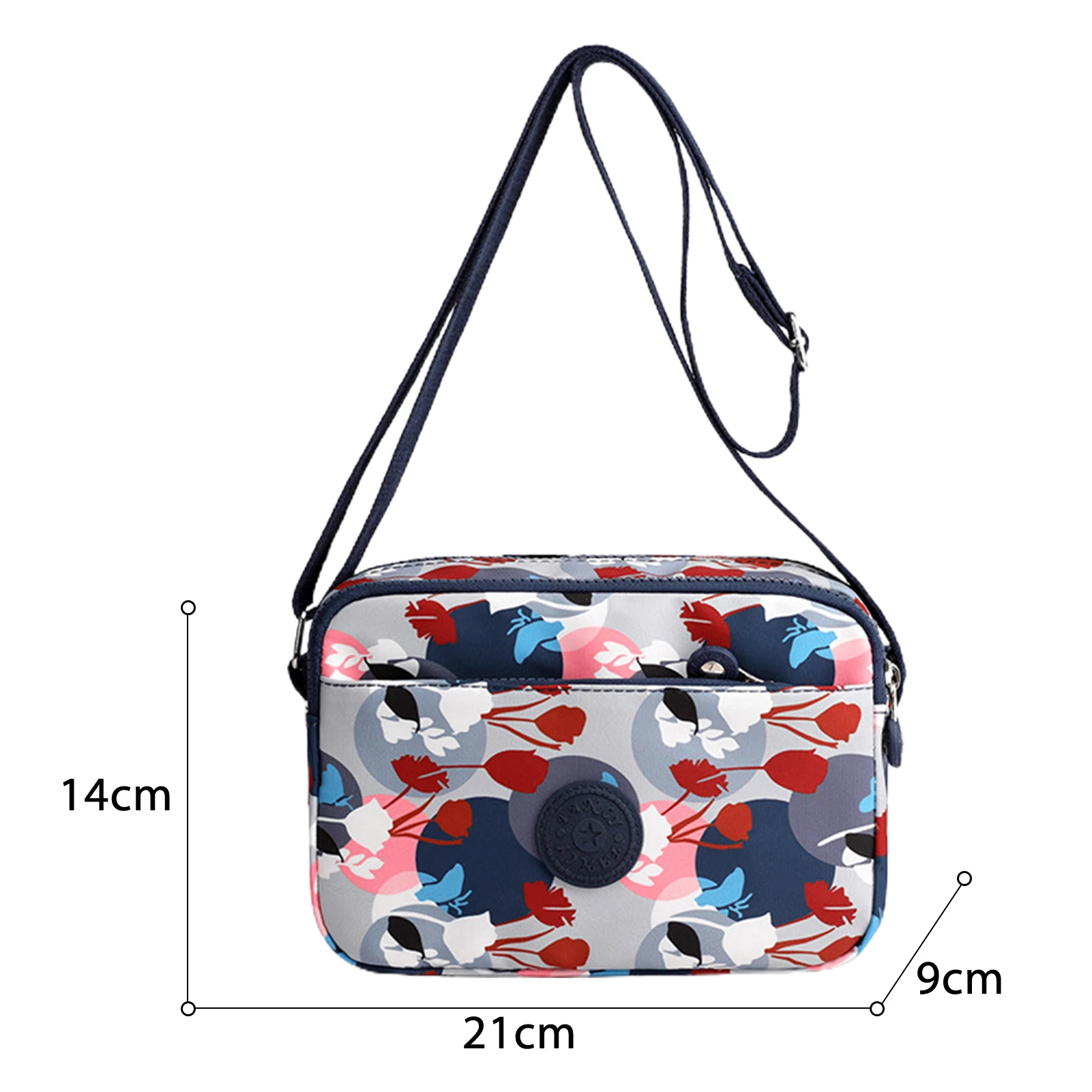 2024 New Women Canvas Messenger Bag Waterproof Multicolor Lightweight Phone Bag Large Capacity Crossbody Bag Shoulder Bag