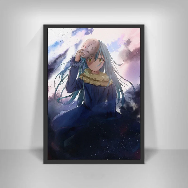 That Time I Got Reincarnated As A Slime Anime Poster Rimuru Tempest Comic Print Canvas Painting Wall Art Picture Room Home Decor