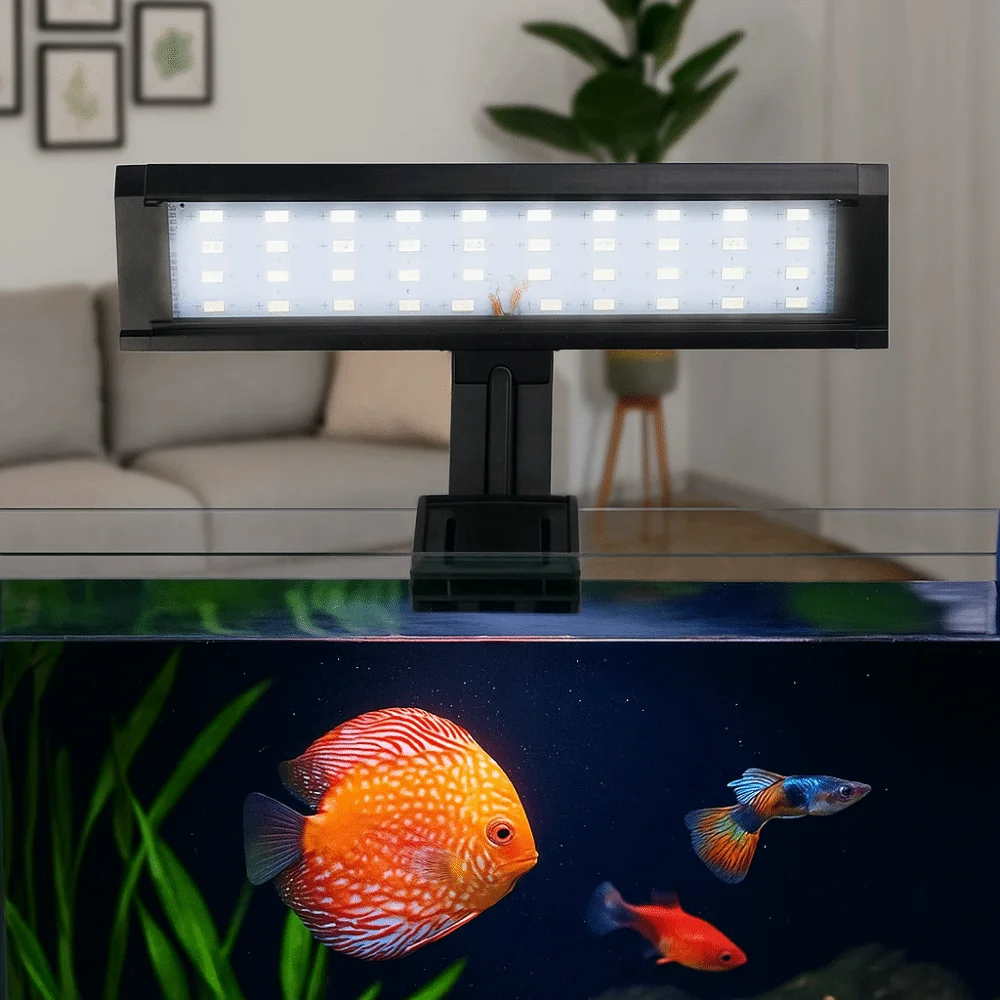 

Practical 7W Fish Tank Clip Light Ultra-thin Splash-proof Plant Growth Light Energy Saving LED Aquarium Light Aquarium