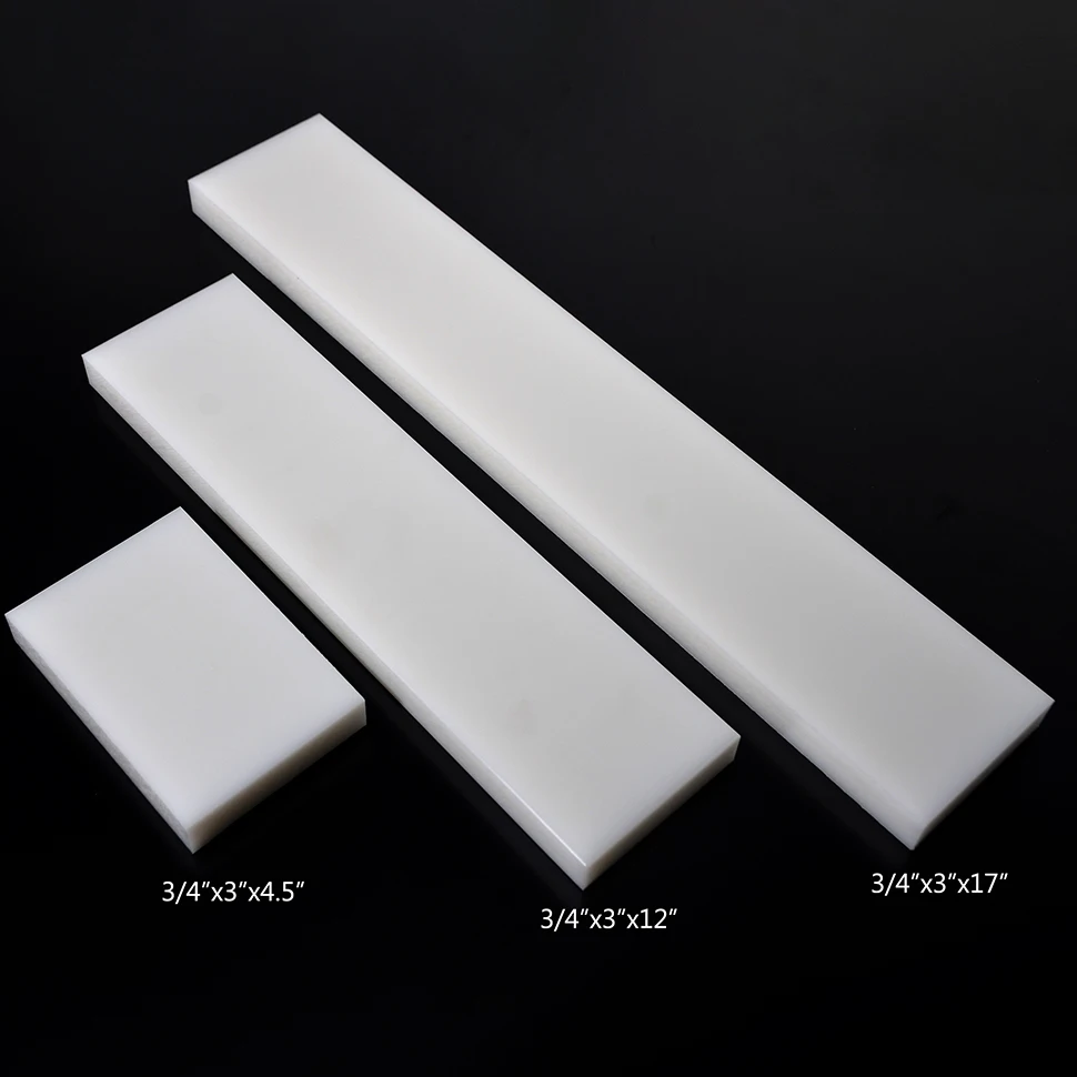 Tapping Block Portable Nylon Flooring Tool Renovation DIY Professional Floor Knock Block HDPE White PE Polyethylene Rectangular