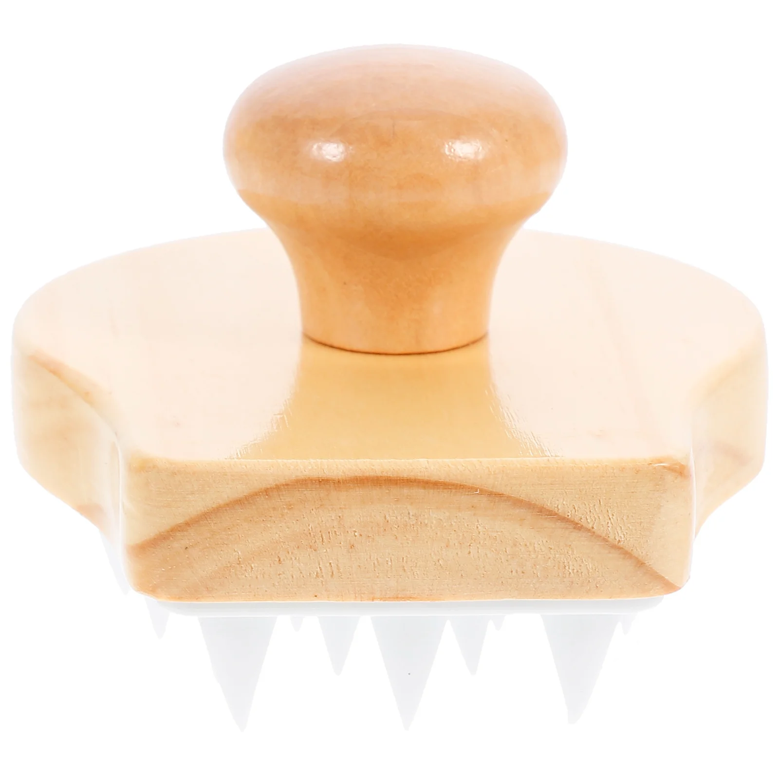 

Щетка для массажа кожи головы с деревянной ручкой, силиконовый шампунь, расческа для чистки волос, расслабляющая щетка для мытья головы, снятие стресса, подходит для влажной и сухой уборки