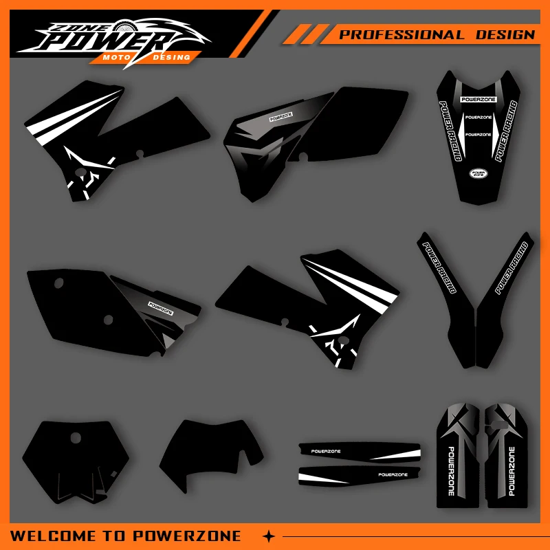 

Набор наклеек на графику для мотокросса POWERZONE для KTM 2005 2006 SXF 2006 2007 XCF 2006 2007 EXC по индивидуальному заказу 02
