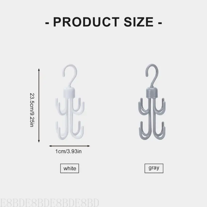 

E8BD Versatile Hat Rack for Wall or Door Protective Storage Sturdy Plastic Hook