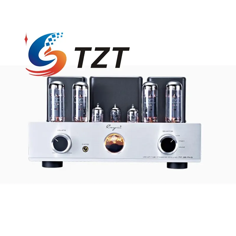 TZT MT-35 MK3 Amplificatore di potenza valvolare elettronico HiFi 36W + 36W 4xEL34 Amplificatore valvolare con VU Meter con/senza Bluetooth5.1