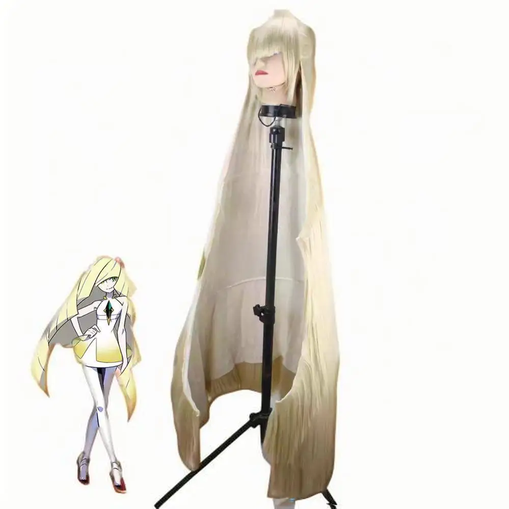 

Парики для косплея ручной работы для Pokémon Sun and Moon Lusamine