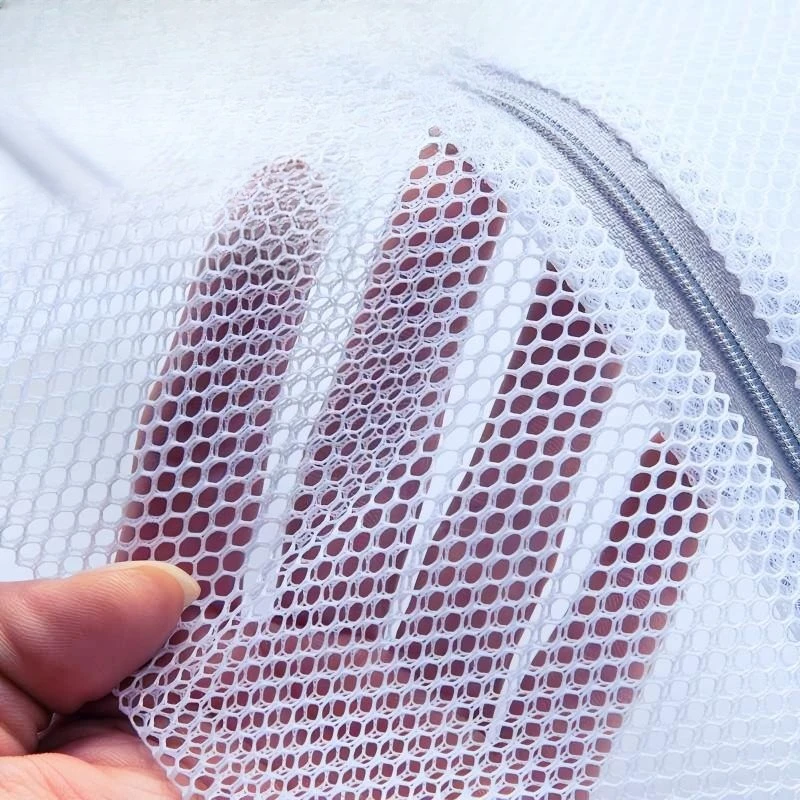 Schuhwaschmaschinenbeutel, Wabenstruktur, Schuh-Wäschebeutel mit Reißverschluss für Sneaker, Laufschuhe, Socken, BHs, empfindliche Kleidungsstücke, Spielzeug – Detail 10