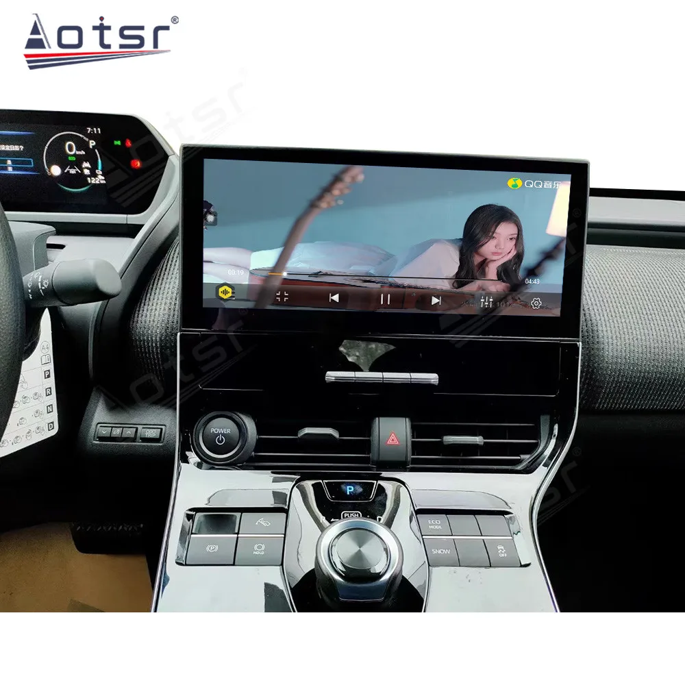 Radio con GPS para coche, reproductor Multimedia con Android, 2DIN, estéreo, vídeo, unidad principal de navegación, pantalla, para Toyota BZX4