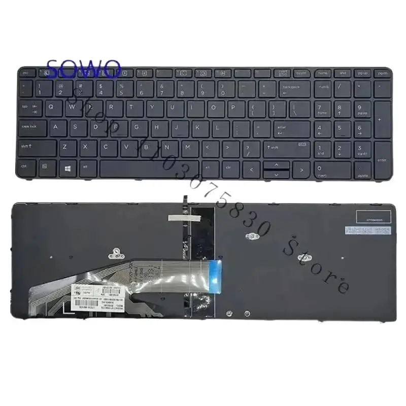 

NEW Keyboard with backlit for HP 450 G3 450 G4 EliteBook 850 G3 G4 755 G3 ZBOOK 15U G3 G4 ++
