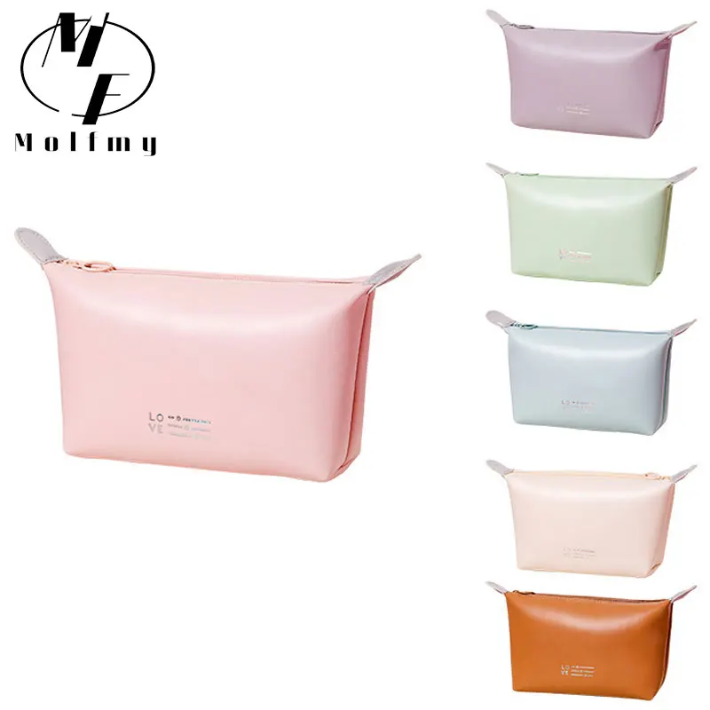 Fashion Makeup Bag Large Capacity Portable Purse Women Cosmetic Bag Toiletries Organizer Female Wallet Storage Makeup Cases 2023