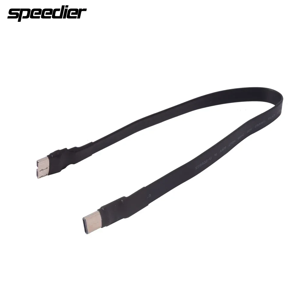 Dual Angle Micro B USB 3 0 To Type C Cable Adapter Connector 5Gbps External Hard Drive Disk Cable Type-C To USB 3.0 Micro B