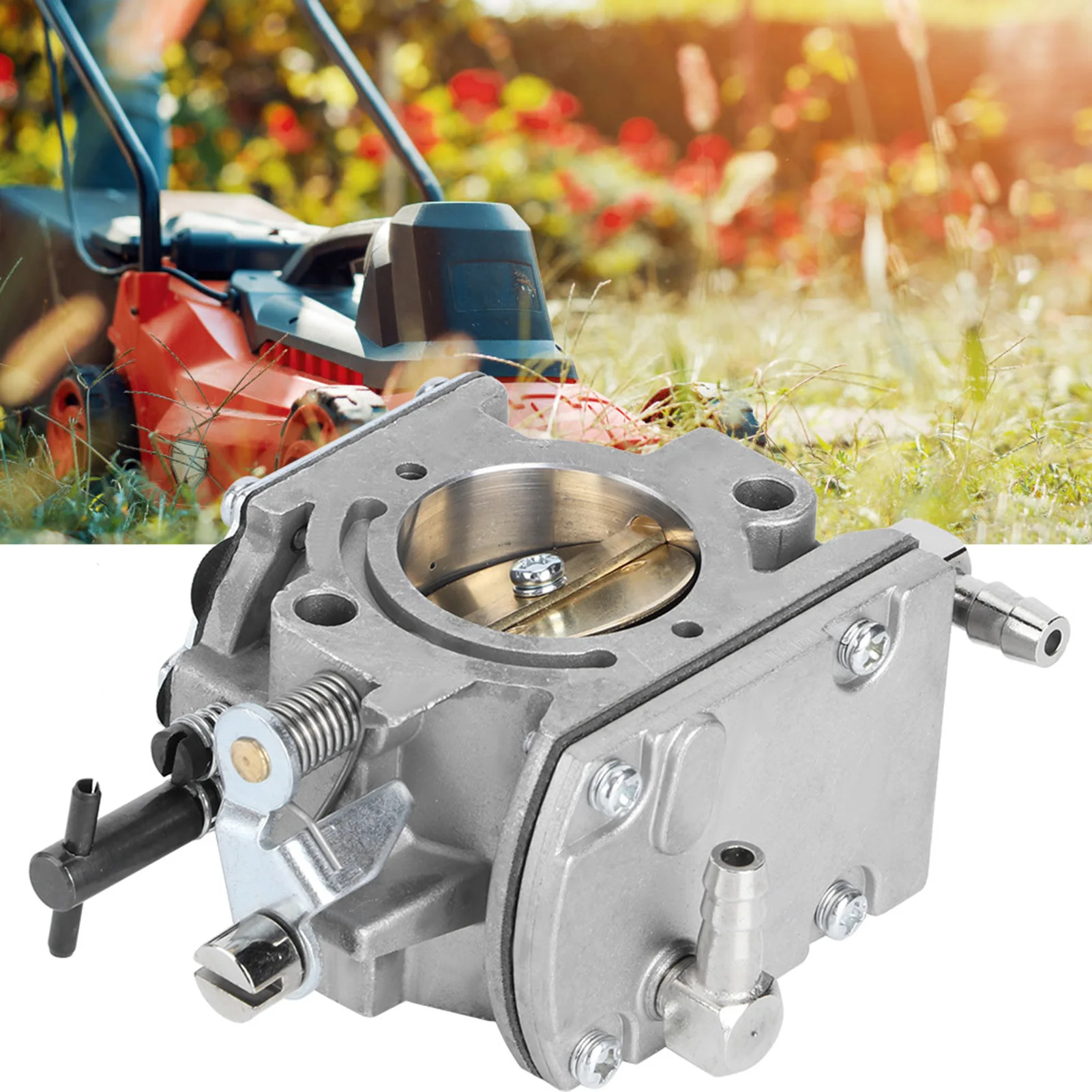 Carb Replacement Lawn Mower Carburetor Garden Lawn Mower Carburetor Accessory Carb Replacement for WALBRO WB‑37 150CC‑200CC