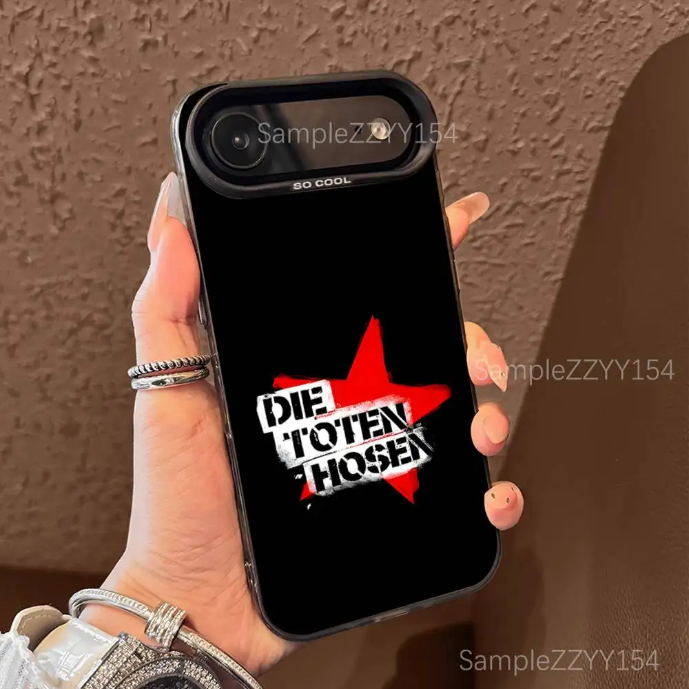 Rock Die Toten Hosen Phone Case For iPhone 17,16,15,14,13,12,X,8,Pro,Max,Plus,E,SE4,Air,Mini Black IMD Matte
